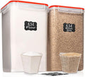 WHITE FEATHER SUPPLIES 2 PC Large Food Storage Containers by WhiteFeather