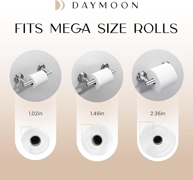 Day Moon™ - Toilet Paper Holder - Modern Roll Holder - Image 5