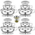 12 Piece Stainless Steel Canning Funnel Set by Unknown