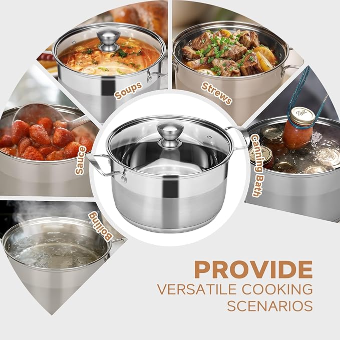 Ohtomber Stainless Steel Stock Pot - Image 3