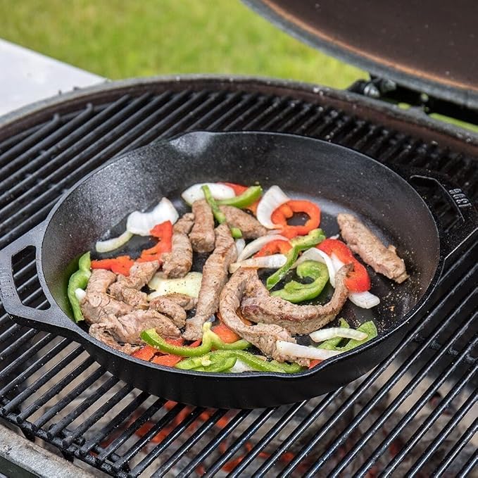 Lodge 12 Inch Pre-Seasoned Cast Iron Skillet - Image 2
