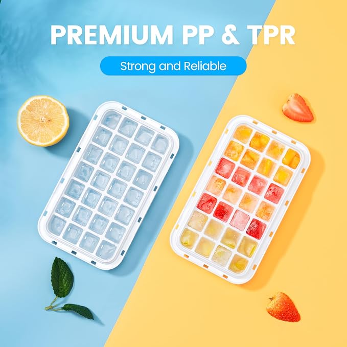 Ice Cube Tray with Lid and Bin, Ice Trays - Image 6