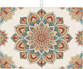 Boho Dish Drying Mat, for Bohemia Kitchen Counter Microfiber Absorbent by Vodbne