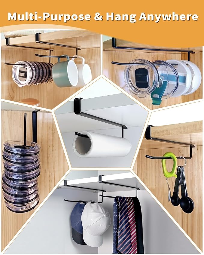 Tumbler Lid Organizer, Space-Saving Yeti Lid Organizer Inside Cabinet, Fit - Image 9