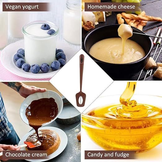 Efeng Candy Spatula with Thermometer Built in and Pot Clip – Fast Instant Read - Image 6
