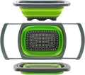Qimh Colander collapsible, Colander Strainer Over The Sink Vegetable Fruit by Qimh