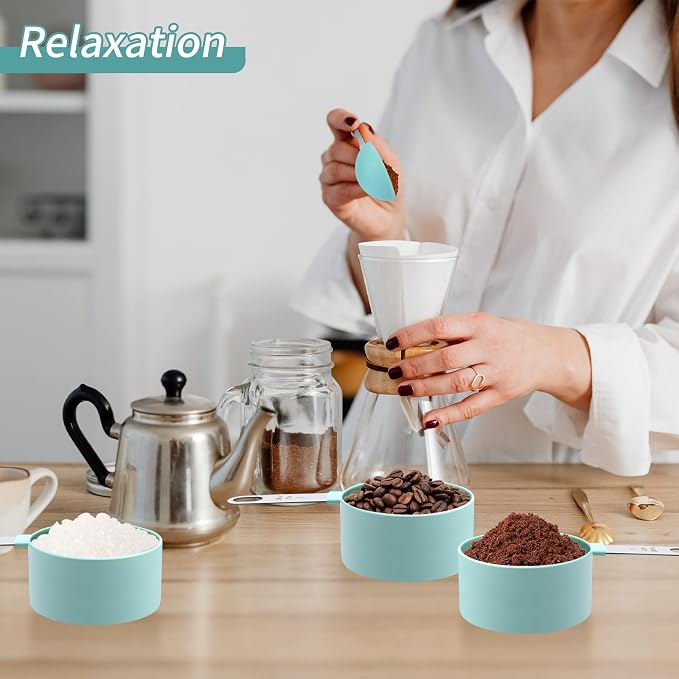 Measuring Cups Set Measuring Spoons Set, Nesting Measure Cups - Image 5