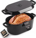 Kook Dutch Oven, For Sourdough Baking, Dual Handles, Enameled Cast Iron by Kook