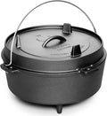 EDGING CASTING Pre-Seasoned Cast Iron Dutch Oven by EDGINGCOOKWARE