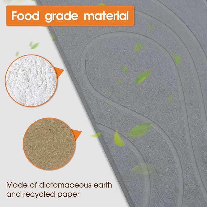 Snuggery Stone Drying Mat for Kitchen Counter - Image 7
