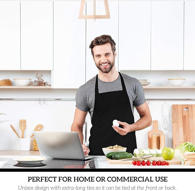 GREEN LIFESTYLE 2 Pack Chef Apron - Image 5