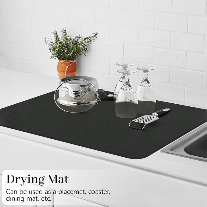 Bloss Coffee Mat 24"x16", Dish Drying Mat - Image 5