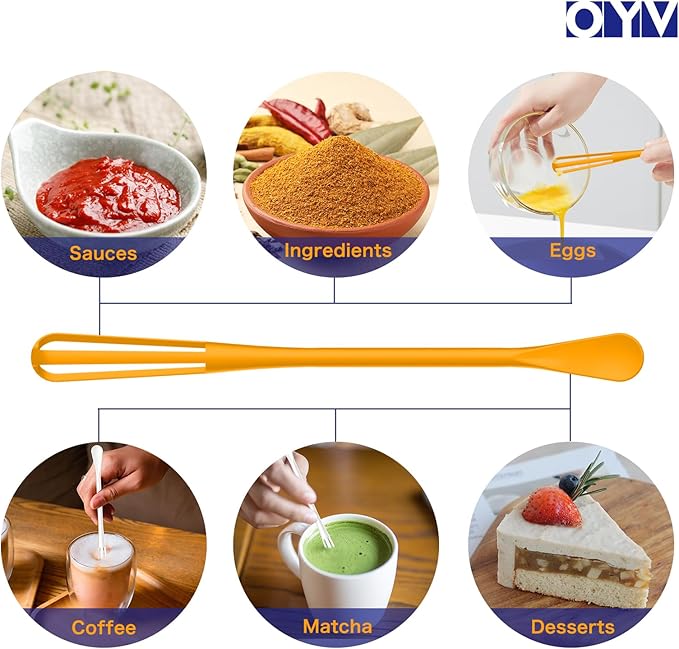 OYV multifunctional mini whisk, mini spoon, small whisks - Image 3