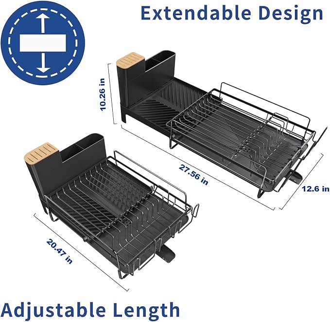 Runnatal Large Detachable Dish Rack - Image 3