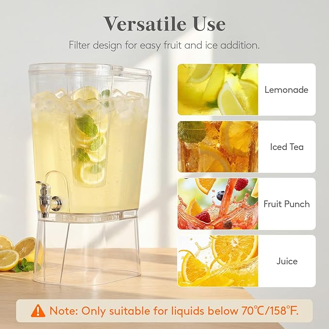 Lifewit 2 Gallon Drink Dispenser - Image 6