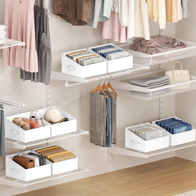 DIMJ Closet Storage Bins 12 Pack - Image 3