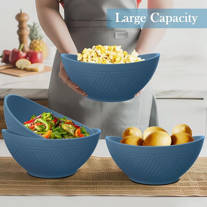 65 OZ Wheta Straw Bowls Set - Image 3