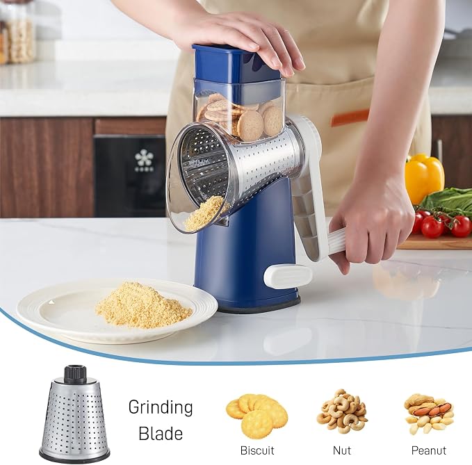VEKAYA Rotary Cheese Grater Hand Crank - Image 7