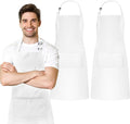 Adjustable Bib Apron 100% Polyester Kitchen Aprons Waterdrop Resistant Aprons by Avalon+Kitchen