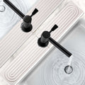 16 Inch Stone Faucet Mat for Kitchen Sink, White