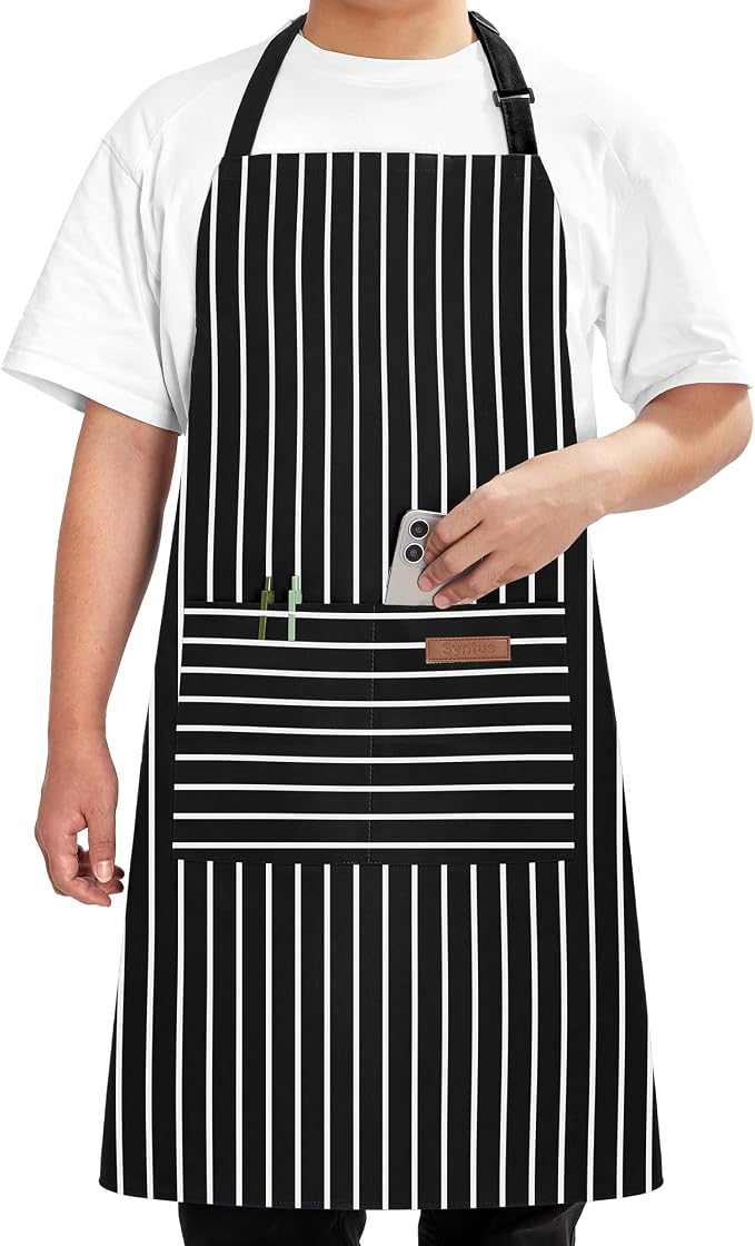 Syntus Chef Apron for Men Women Kitchen Cooking Apron by Syntus