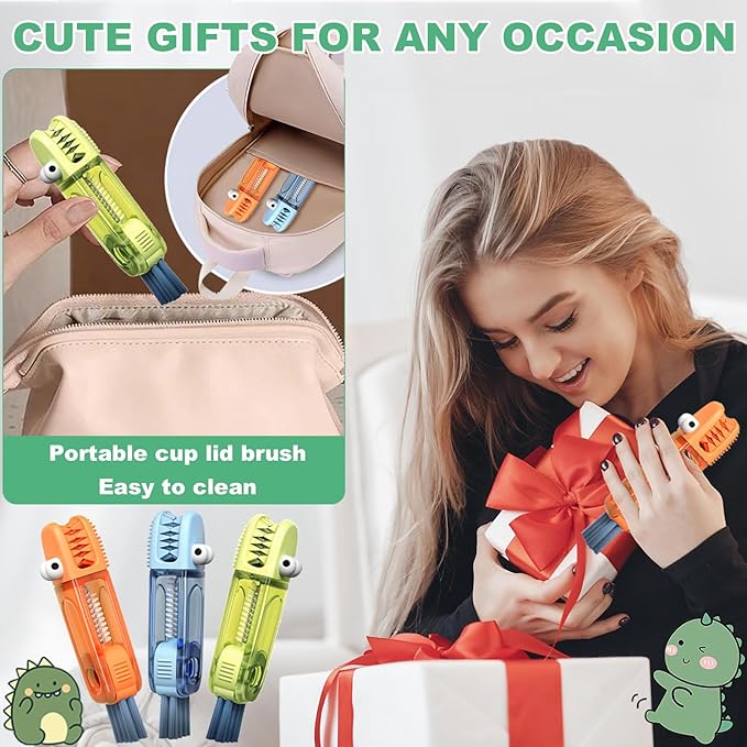 6 PCS Cup Lid Gap Cleaning Brush, Portable Water Bottle Brush, Bottle Gaps - Image 5