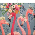 Flamingo Flowers Dish Drying Mat 16x18 Inch, Microfiber Absorbent Fast Dry Mat by Unknown