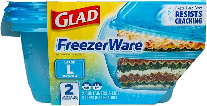 Glad GladWare FreezerWare Food Storage Containers - Image 2