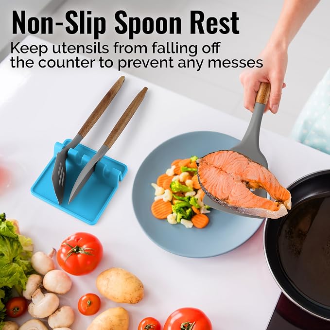 Zulay Kitchen Silicone Utensil Rest - Image 4