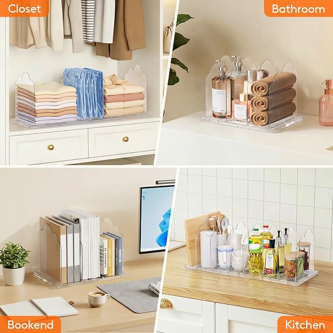 Lifewit Purse Organizer for Closet, 9.7" Tall Clear Handbags Storage Organizer - Image 9