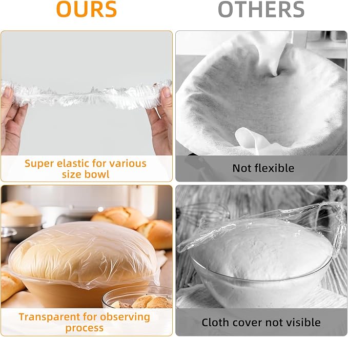 100 Plastic Large Bowl Covers - Image 5