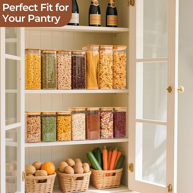 ComSaf 1.9 Qt Glass Storage Containers - Image 6