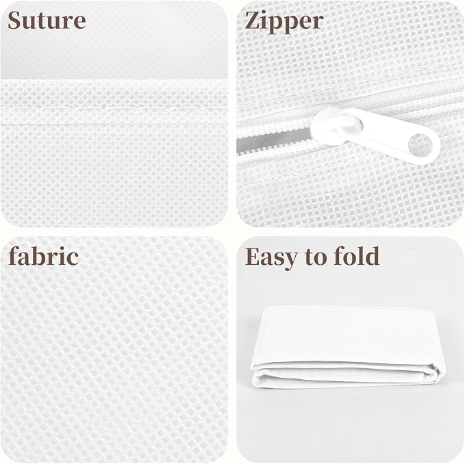Drawer Organizer Clothes, 16 Pack Dresser Organizer Bins, Foldable Closet - Image 5