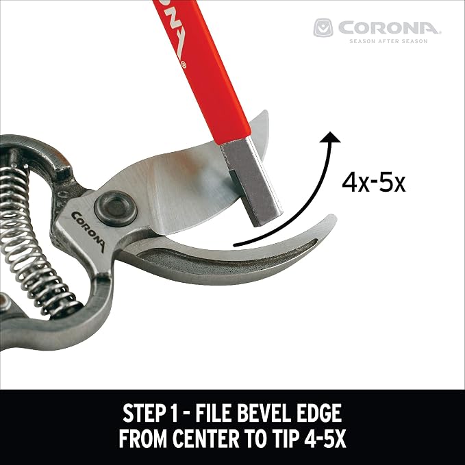 Corona Tools Handheld Garden Tool Sharpener– Blade Sharpener - Image 3