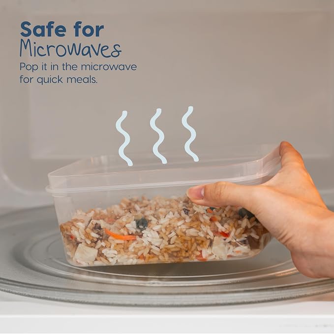IRIS USA 44 PC Plastic Food Storage Containers - Image 3