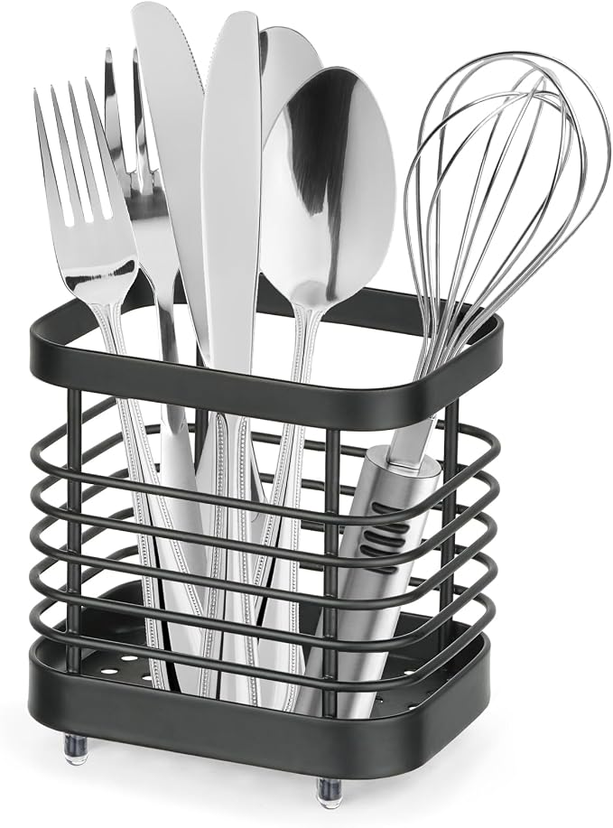 Utensil Holder, Stainless Steel Utensil Drying Rack by IWNTWY