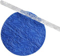 Clear Rolling Pin with Sea Wave Embossing Pattern, Cake Decorating Tool by Unknown