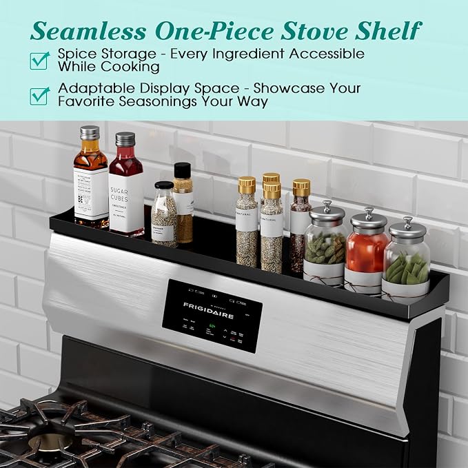 Foeacry 30" Magnetic Stove Top Shelf - Image 5