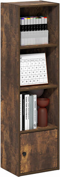 Furinno LUDER Book Shelf, 4-Tier Bookshelf by Furinno-FitsYourSpaceFitsYourBudget