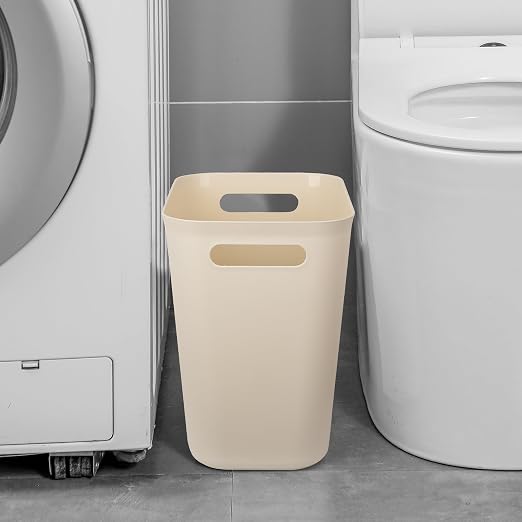 UUJOLY Plastic Small Trash Can Wastebasket, Garbage Container Basket - Image 5