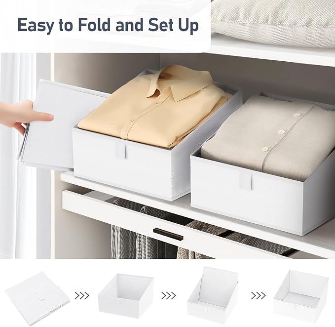 DIMJ Closet Storage Bins 10 Pack - Image 3