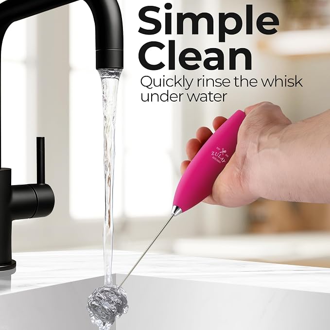Zulay Kitchen Patented Tornado Triple Whisk Milk Frother - Image 9