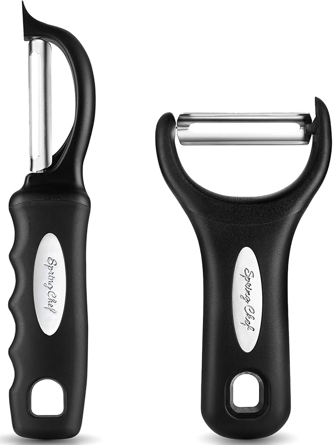 Spring Chef Swivel Vegetable Peeler & Y Potato Peeler by SpringChef