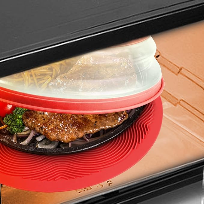 2 in 1, Aidacom Microwave Splatter Cover - Image 7