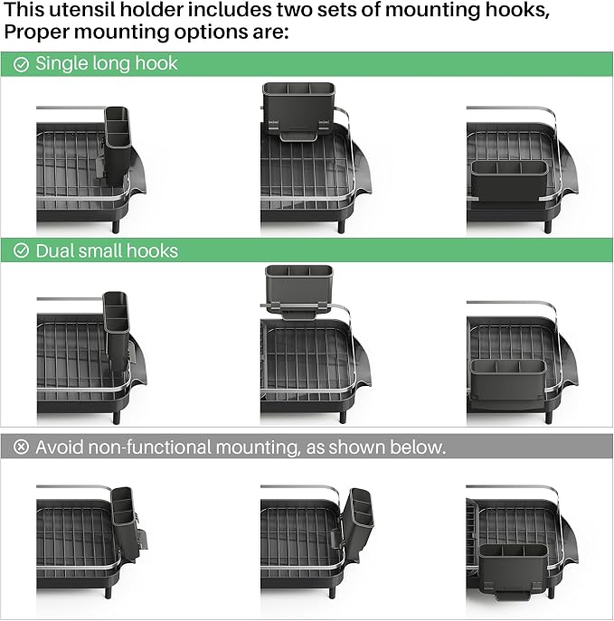 SNTD Dish Drying Rack, Expandable Dish Rack - Image 9