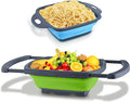 Silicone Collapsible Colander Sink Colander Collapsible Camping Versatile by Trendsettings