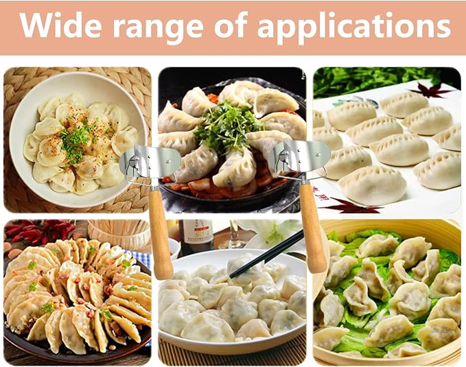 2 PCS Dumpling Cutter Sturdy Dumpling Maker Dumpling Wrapper Skin Dough Cutter - Image 7