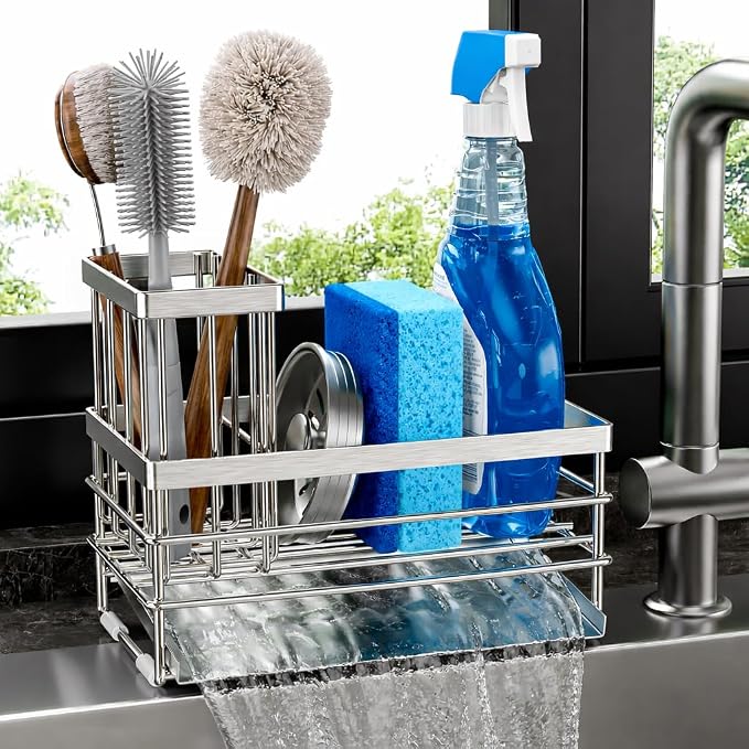 Cisily Sink Caddy Sponge Holder by CISILYHOMELIFE