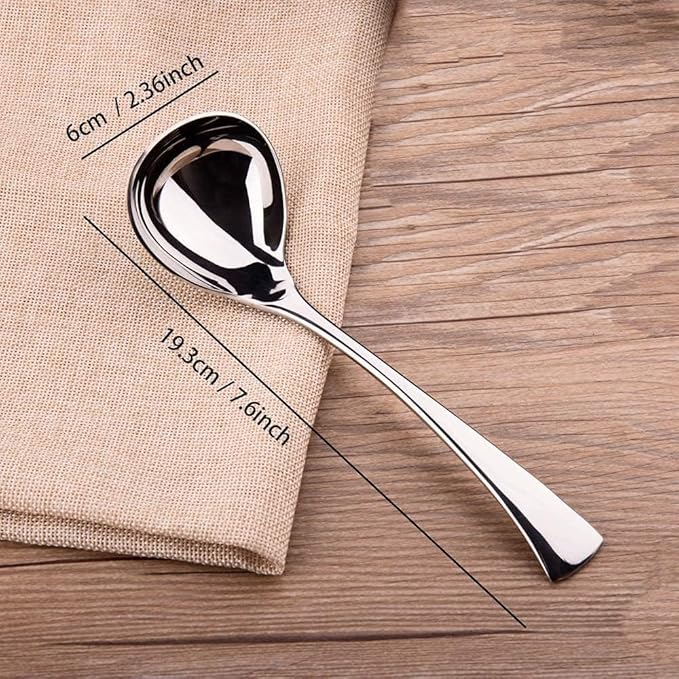 IMEEA 2-Piece Small Ladle Set, 18/10 Stainless Steel - Image 5