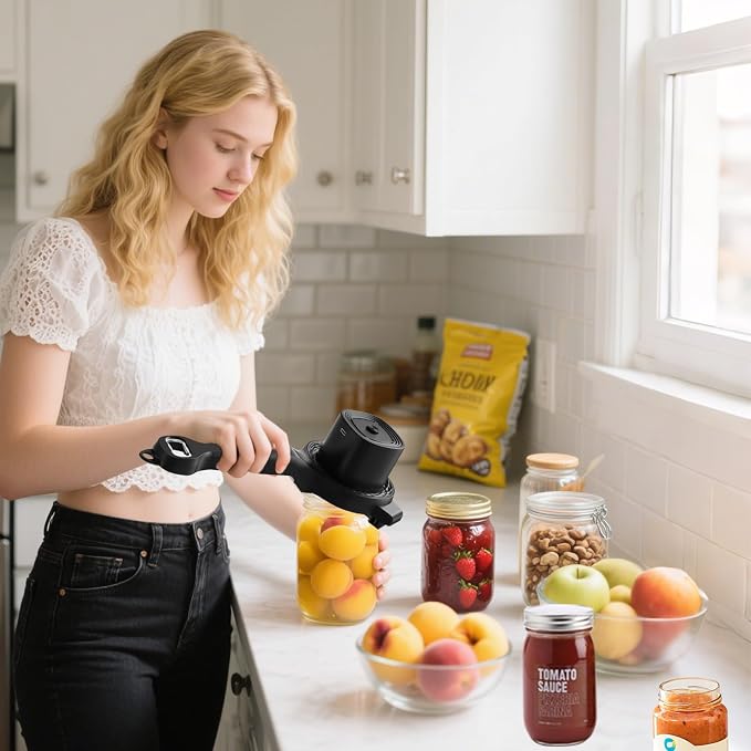Electric Jar Opener, Bottle Opener, Smoothly Electric Adjustable Design - Image 2